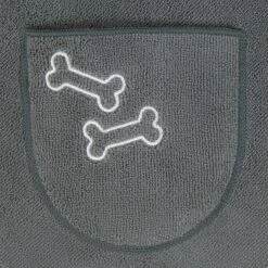 Frisco Embroidered Pawprint Microfiber Dog Bath Cape Towel -Frisco Shop 269038 PT4. AC SS1800 V1624454577