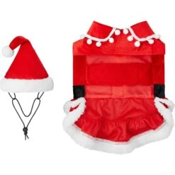 Frisco Mrs. Claus Dog & Cat Costume 12 Frisco Mrs. Claus Dog & Cat Costume -Frisco Shop 276150 PT5. AC SS1800 V1631569990