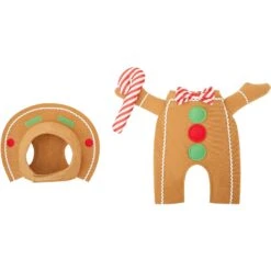 Frisco Front Walking Gingerbread Dog & Cat Costume 13 Frisco Front Walking Gingerbread Dog & Cat Costume -Frisco Shop 276156 PT4. AC SS1800 V1631569278