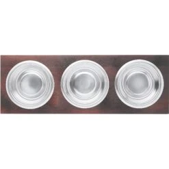 Frisco Multi Pet Feeding 3-Bowls Wood Stainless Steel Dog & Cat Bowl, Dark Wooden 11 Frisco Multi Pet Feeding 3-Bowls Wood Stainless Steel Dog & Cat Bowl, Dark Wooden -Frisco Shop 277571 PT4. AC SS1800 V1627935311