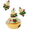 Frisco Holiday Bee Merry Hide & Seek Puzzle Plush Squeaky Dog Toy 2 Frisco Holiday Bee Merry Hide & Seek Puzzle Plush Squeaky Dog Toy -Frisco Shop 287099 MAIN. AC SS1800 V1694813159