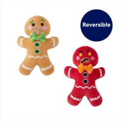 Frisco Holiday Naughty Or Nice Gingerbread Man Reversible Plush Squeaky Dog Toy 10 Frisco Holiday Naughty Or Nice Gingerbread Man Reversible Plush Squeaky Dog Toy -Frisco Shop 287217 PT2. AC SS1800 V1695045721