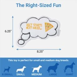 Frisco Message Bubble Plush Squeaky Dog Toy 7 Frisco Message Bubble Plush Squeaky Dog Toy -Frisco Shop 288941 PT1. AC SS1800 V1640722877