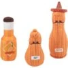 Frisco Brunch Salt, Pepper, Hot Sauce Plush Squeaky Dog Toy -Frisco Shop 297242 MAIN. AC SS1800 V1642086754