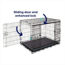 Frisco Heavy Duty Enhanced Lock Sliding Double Door Fold & Carry Wire Dog Crate & Mat Kit 12 Frisco Heavy Duty Enhanced Lock Sliding Double Door Fold & Carry Wire Dog Crate & Mat Kit -Frisco Shop 297461 PT3. AC SS1800 V1633114897