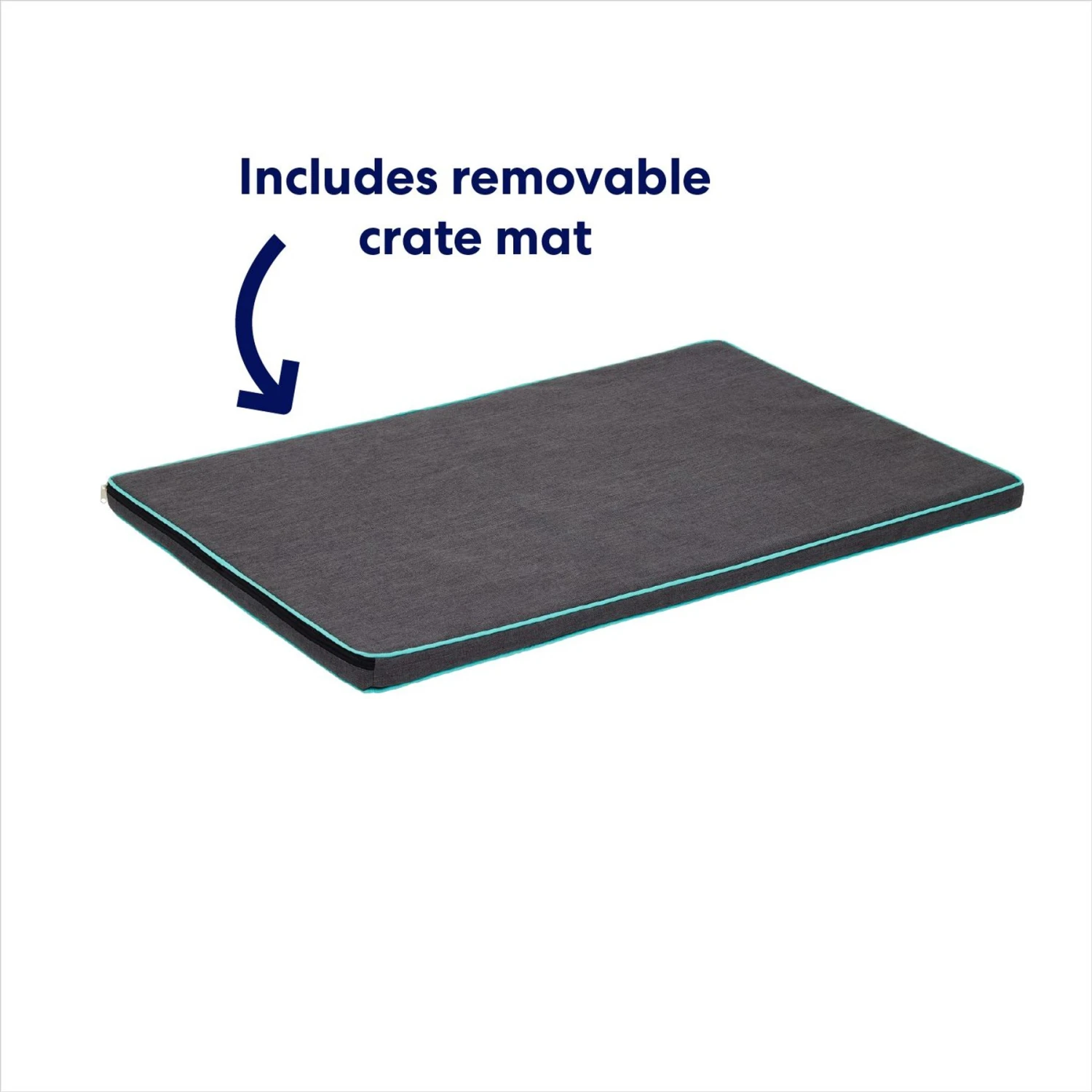 Frisco Heavy Duty Enhanced Lock Sliding Double Door Fold & Carry Wire Dog Crate & Mat Kit 8 Frisco Heavy Duty Enhanced Lock Sliding Double Door Fold & Carry Wire Dog Crate & Mat Kit - Image 6