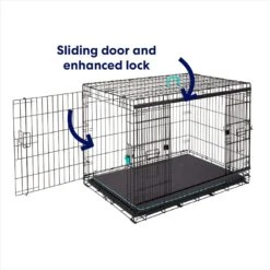 Frisco Heavy Duty Enhanced Lock Sliding Double Door Fold & Carry Wire Dog Crate & Mat Kit 15 Frisco Heavy Duty Enhanced Lock Sliding Double Door Fold & Carry Wire Dog Crate & Mat Kit -Frisco Shop 297461 PT6. AC SS1800 V1633115281
