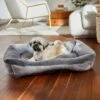 Frisco Herringbone Cuffed Cuddler Dog & Cat Bed 2 Frisco Herringbone Cuffed Cuddler Dog & Cat Bed -Frisco Shop 299434 MAIN. AC SS1800 V1638288338