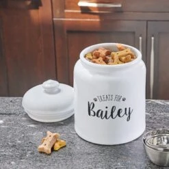 Frisco Ceramic "Treats For" Personalized Treat Jar, 13 Cup, 104oz 10 Frisco Ceramic "Treats For" Personalized Treat Jar, 13 Cup, 104oz -Frisco Shop 301185 PT2. AC SS1800 V1630736492