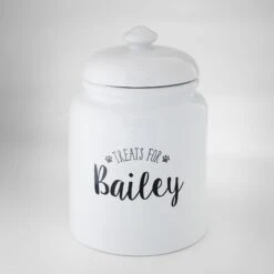 Frisco Ceramic "Treats For" Personalized Treat Jar, 13 Cup, 104oz 11 Frisco Ceramic "Treats For" Personalized Treat Jar, 13 Cup, 104oz -Frisco Shop 301185 PT3. AC SS1800 V1630731988