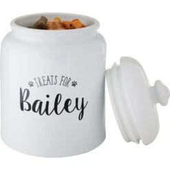 Frisco Ceramic "Treats For" Personalized Treat Jar, 13 Cup, 104oz 12 Frisco Ceramic "Treats For" Personalized Treat Jar, 13 Cup, 104oz -Frisco Shop 301185 PT4. AC SS1800 V1630732926