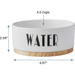 Frisco Ceramic Water Dog & Cat Bowl With Wood Base & Frisco Ceramic Food Dog & Cat Bowl With Wood Base 12 Frisco Ceramic Water Dog & Cat Bowl With Wood Base & Frisco Ceramic Food Dog & Cat Bowl With Wood Base -Frisco Shop 302424 PT2. AC SS1800 V1623079647