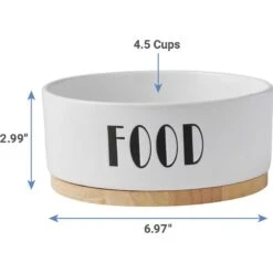 Frisco Ceramic Water Dog & Cat Bowl With Wood Base & Frisco Ceramic Food Dog & Cat Bowl With Wood Base 16 Frisco Ceramic Water Dog & Cat Bowl With Wood Base & Frisco Ceramic Food Dog & Cat Bowl With Wood Base -Frisco Shop 302424 PT6. AC SS1800 V1623067055