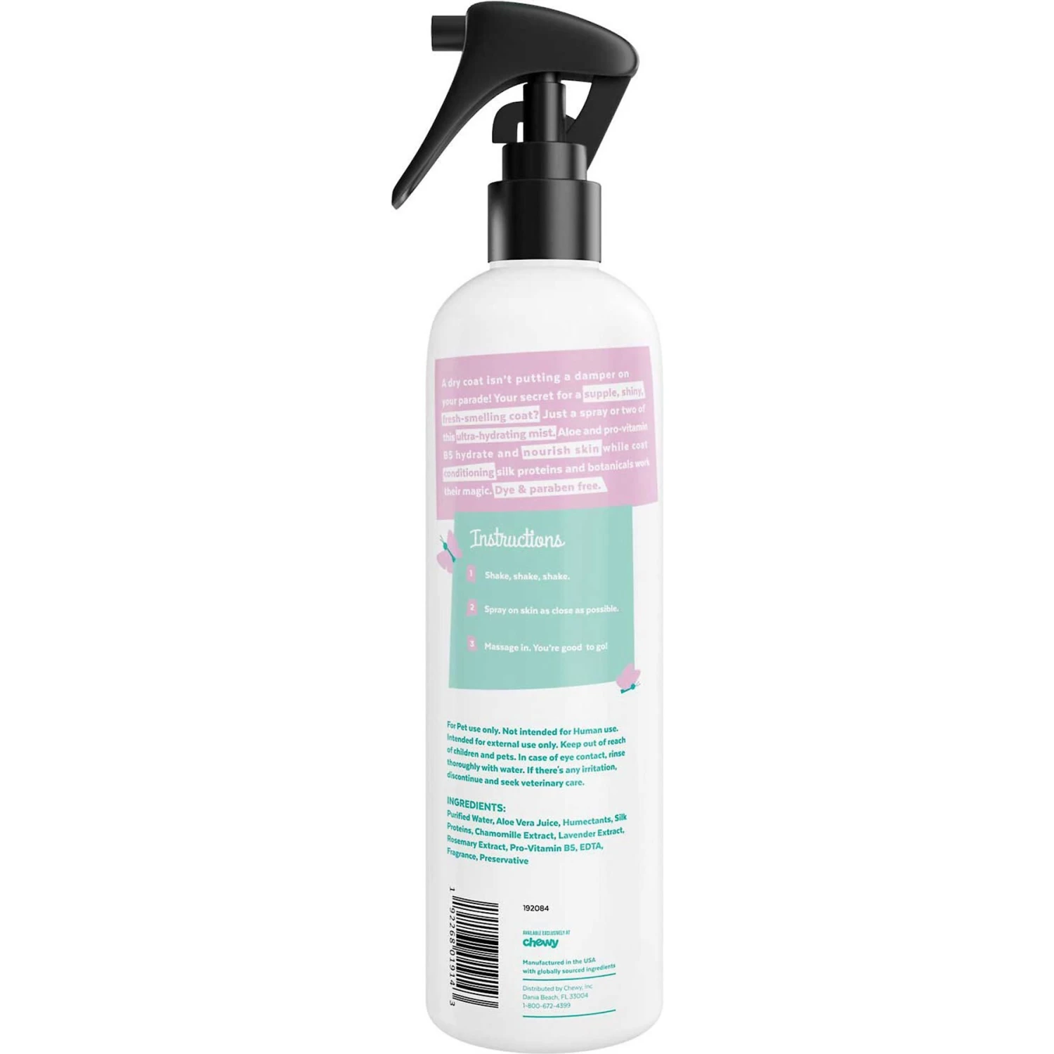 Frisco Aloe Hydrating Dog & Cat Spray, Sweet Nectar Scent & Frisco Oatmeal Dog & Cat Shampoo, Almond Scent 5 Frisco Aloe Hydrating Dog & Cat Spray, Sweet Nectar Scent & Frisco Oatmeal Dog & Cat Shampoo, Almond Scent - Image 3