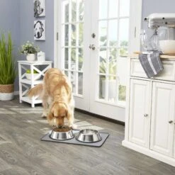 Frisco Fold & Carry Double Door Collapsible Wire Dog Crate & Mat Kit & Frisco Stainless Steel Bowl 17 Frisco Fold & Carry Double Door Collapsible Wire Dog Crate & Mat Kit & Frisco Stainless Steel Bowl -Frisco Shop 303428 PT7. AC SS1800 V1623045760