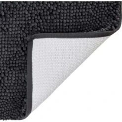 Frisco Microfiber Chenille Shammy Towel & Frisco Microfiber Chenille Paw Print Dog & Cat Mat, Dark Gray -Frisco Shop 303468 PT7. AC SS1800 V1623064958