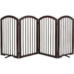 Frisco Arch 4-Panel Solid Wood Dog Gate 8 Frisco Arch 4-Panel Solid Wood Dog Gate -Frisco Shop 305152 PT2. AC SS1800 V1639669041