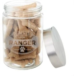 Frisco "Doggie Treats" Glass Personalized Treat Jar With Lid, 5 Cup, 40oz 10 Frisco "Doggie Treats" Glass Personalized Treat Jar With Lid, 5 Cup, 40oz -Frisco Shop 309520 PT3. AC SS1800 V1645206087
