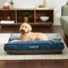 Frisco Personalized Navy Bolstered Bed With Navy Check Bolster, X-Large 1 Frisco Personalized Navy Bolstered Bed With Navy Check Bolster, X-Large -Frisco Shop 311768 MAIN. AC SS1800 V1633439531