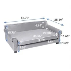 Frisco Sofa Pet Bed With Removable Cover & Frisco Eyelash Cat & Dog Blanket 13 Frisco Sofa Pet Bed With Removable Cover & Frisco Eyelash Cat & Dog Blanket -Frisco Shop 319504 PT2. AC SS1800 V1630626372