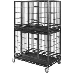 Frisco Ultimate Lightweight Heavy Duty Foldable & Stackable Steel Metal Single Door Dog Crate -Frisco Shop 326416 PT5. AC SS1800 V1646859692