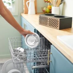 Frisco Premium Wood Elevated Stainless Steel Double Diner Dog & Cat Bowl, Black, 3 Cup -Frisco Shop 331509 PT6. AC SS1800 V1657656894