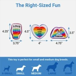 Frisco Pride Rainbow Hide & Seek Puzzle Plush Squeaky Dog Toy -Frisco Shop 331673 PT2. AC SS1800 V1649785282