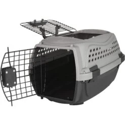 Frisco Two Door Plastic Dog & Cat Kennel -Frisco Shop 354392 PT4. AC SS1800 V1657657124