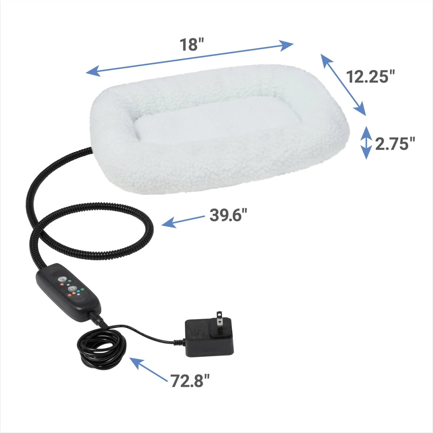 Frisco Adjustable Electrical Dog & Cat Heated Crate Mat With Timer 4 Frisco Adjustable Electrical Dog & Cat Heated Crate Mat With Timer - Image 2