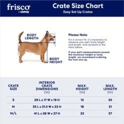 Frisco Easy Set-Up Wood Furniture Style Dog Crates 13 Frisco Easy Set-Up Wood Furniture Style Dog Crates -Frisco Shop 363840 PT2. AC SS1800 V1685459494