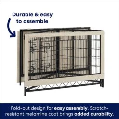 Frisco Easy Set-Up Wood Furniture Style Dog Crates 14 Frisco Easy Set-Up Wood Furniture Style Dog Crates -Frisco Shop 363840 PT3. AC SS1800 V1685459481