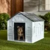 Frisco Deluxe Plastic Outdoor Dog House -Frisco Shop 370357 MAIN. AC SS1800 V1660701208