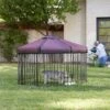 Frisco Outdoor Galvanized Steel 8-Panel Configurable Gate And Playpen With Oxford Roof -Frisco Shop 507086 MAIN. AC SS1800 V1668631337