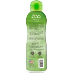 TropiClean Luxury 2 In 1 Papaya & Coconut Pet Shampoo & Conditioner & Frisco Cat & Dog Bristle Brush -Frisco Shop 575094 PT2. AC SS1800 V1657660395