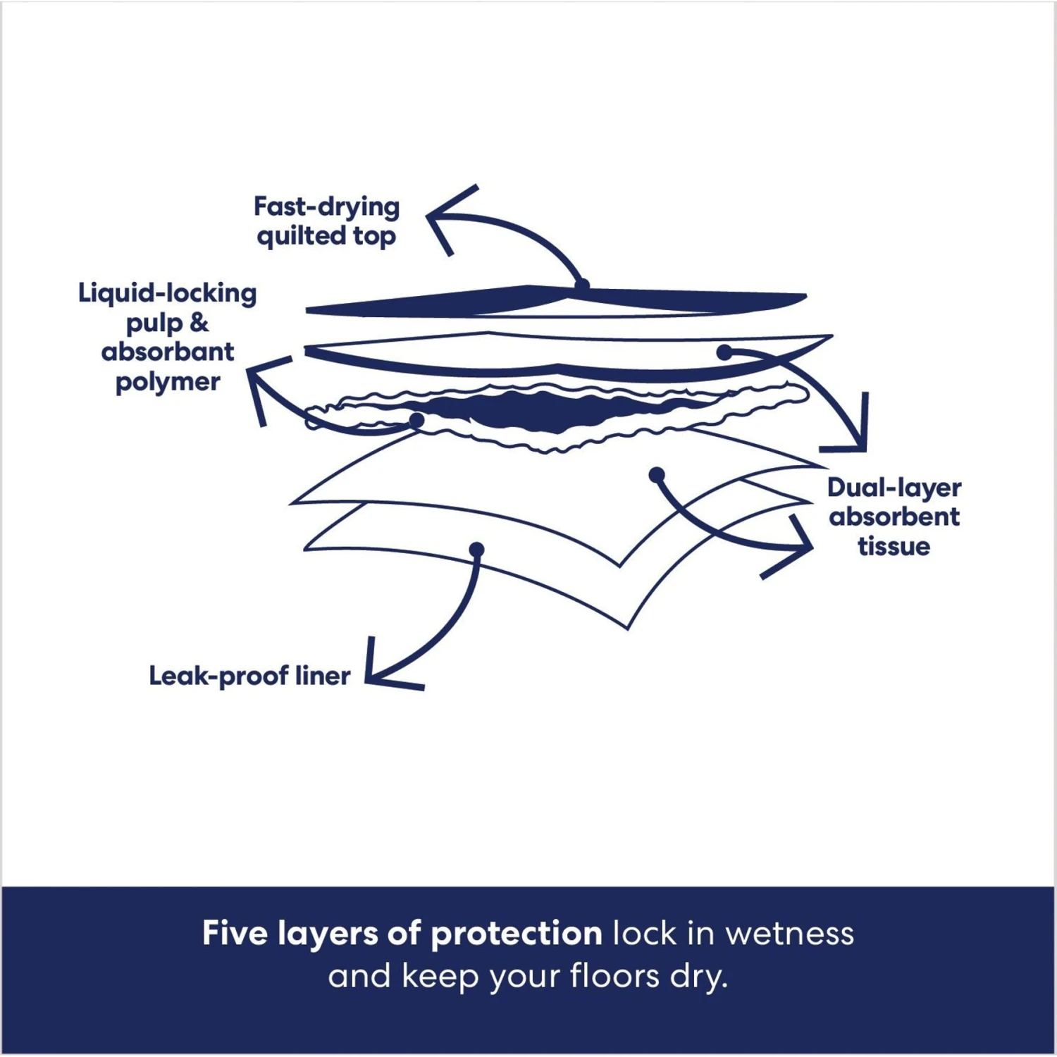 Frisco Premium Giant Dog Training & Potty Pads & American Journey Peanut Butter Recipe Grain-Free Oven Baked Crunchy Biscuit Dog Treats 7 Frisco Premium Giant Dog Training & Potty Pads & American Journey Peanut Butter Recipe Grain-Free Oven Baked Crunchy Biscuit Dog Treats - Image 5