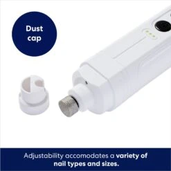 Rechargeable Cordless Cat & Dog 3-Speed Nail Grinder, White 11 Rechargeable Cordless Cat & Dog 3-Speed Nail Grinder, White -Frisco Shop 729774 PT2. AC SS1800 V1687894786