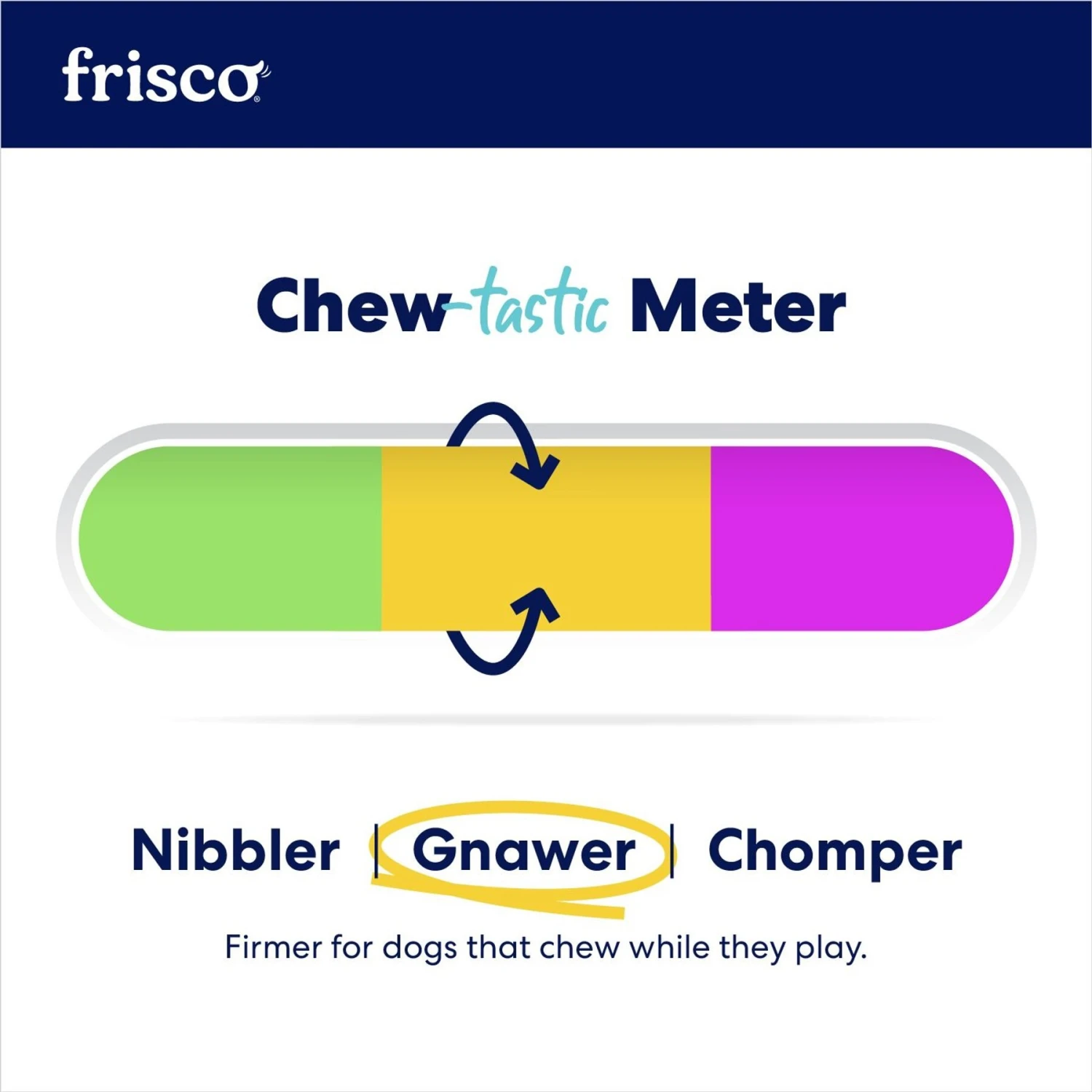 Frisco Holiday Naughty & Nice TPR Bone Squeaky Dog Toy 6 Frisco Holiday Naughty & Nice TPR Bone Squeaky Dog Toy - Image 4