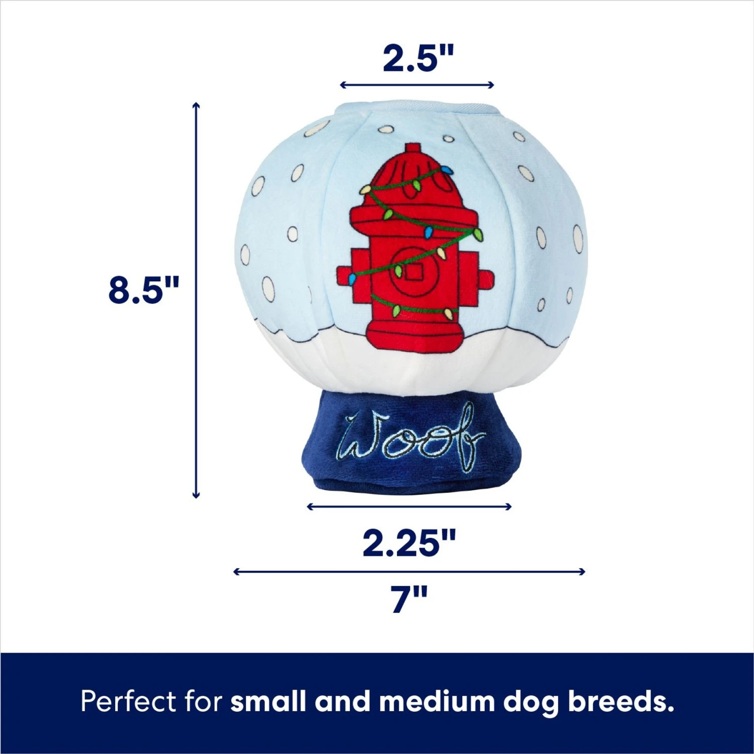 Frisco Holiday Melting Snow Globe Hide & Seek Puzzle Plush Squeaky Dog Toy 4 Frisco Holiday Melting Snow Globe Hide & Seek Puzzle Plush Squeaky Dog Toy - Image 2