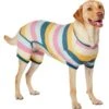 Frisco Cozy Waffle Knit Dog & Cat PJs, Stripe -Frisco Shop 744246 MAIN. AC SS1800 V1692971092