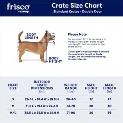 Frisco Double Door Wood & Metal Furniture Style Dog Crate 11 Frisco Double Door Wood & Metal Furniture Style Dog Crate -Frisco Shop 787222 PT2. AC SS1800 V1683205532