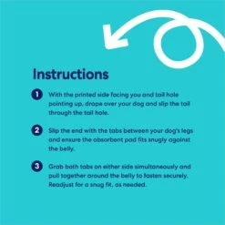 Frisco Washable Female Dog Diaper 12 Frisco Washable Female Dog Diaper -Frisco Shop 862830 PT4. AC SS1800 V1698950164