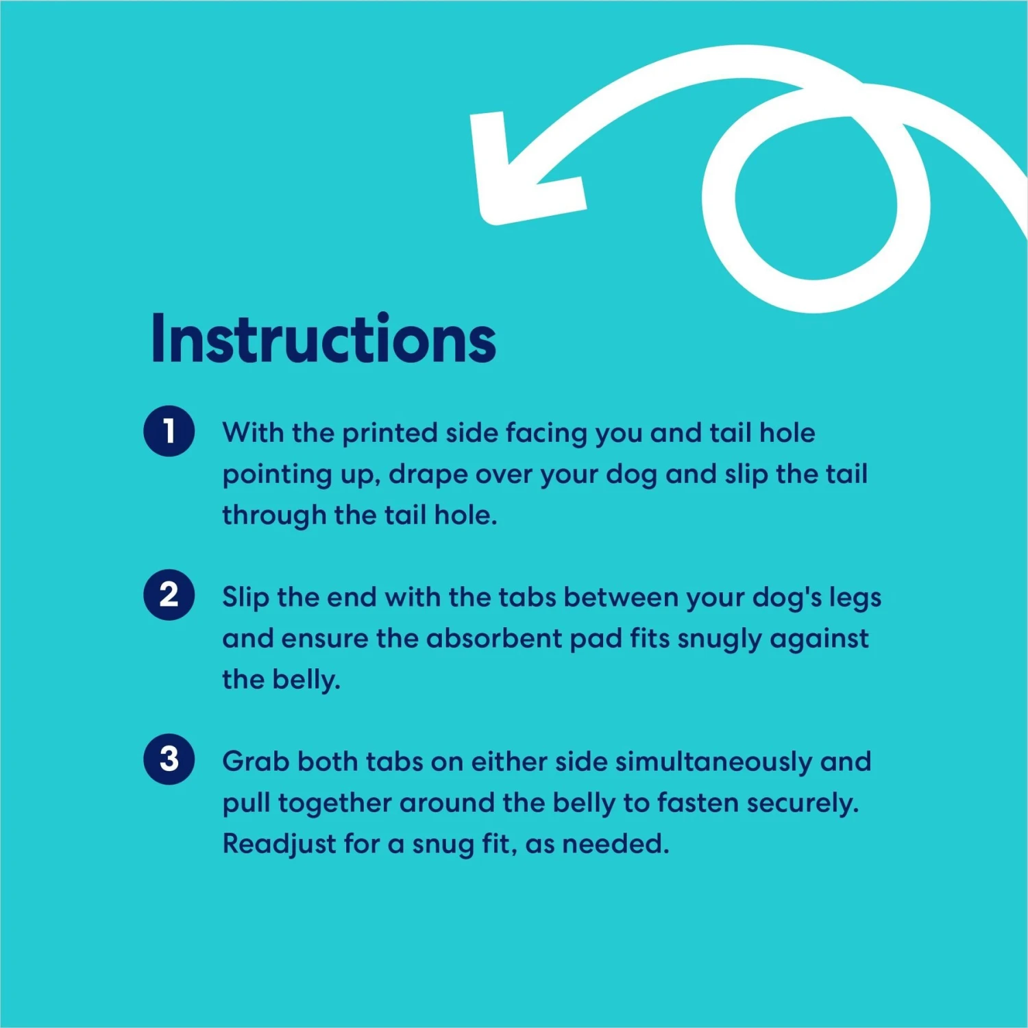 Frisco Washable Female Dog Diaper 7 Frisco Washable Female Dog Diaper - Image 5