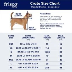 Frisco Fold & Carry Double Door Collapsible Wire Dog Crate 11 Frisco Fold & Carry Double Door Collapsible Wire Dog Crate -Frisco Shop 88789 PT2. AC SS1800 V1667228179