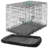 Frisco Heavy Duty Enhanced Lock Double Door Fold & Carry Wire Dog Crate & Mat Kit & MidWest Quiet Time Fleece Dog Crate Mat 2 Frisco Heavy Duty Enhanced Lock Double Door Fold & Carry Wire Dog Crate & Mat Kit & MidWest Quiet Time Fleece Dog Crate Mat -Frisco Shop 947398 MAIN. AC SS1800 V1693924195