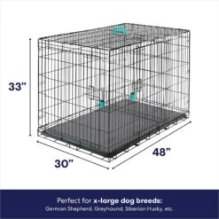 Frisco Heavy Duty Enhanced Lock Double Door Fold & Carry Wire Dog Crate & Mat Kit & MidWest Quiet Time Fleece Dog Crate Mat 13 Frisco Heavy Duty Enhanced Lock Double Door Fold & Carry Wire Dog Crate & Mat Kit & MidWest Quiet Time Fleece Dog Crate Mat -Frisco Shop 947398 PT2. AC SS1800 V1693602742