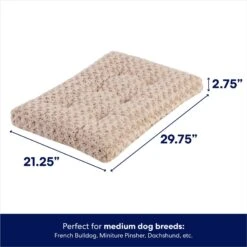 Frisco Double Door Furniture Style Dog Crate, Black & Frisco Swirl Dog Crate Mat -Frisco Shop 947710 PT6. AC SS1800 V1693602741