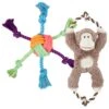 Frisco Fetch Colorful Ball Knot Rope Dog Toy & Frisco Monkey Plush With Rope Squeaky Dog Toy -Frisco Shop 962014 MAIN. AC SS1800 V1694784009