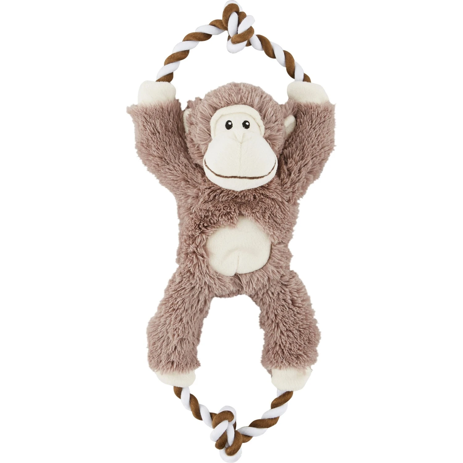 Frisco Fetch Colorful Ball Knot Rope Dog Toy & Frisco Monkey Plush With Rope Squeaky Dog Toy 7 Frisco Fetch Colorful Ball Knot Rope Dog Toy & Frisco Monkey Plush With Rope Squeaky Dog Toy - Image 5