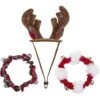 Frisco Jingle Bells Dog & Cat Holiday Collar With Bells, 1 Count & Frisco Holiday Antler Headband & Bell Collar Dog & Cat Costume -Frisco Shop 986294 MAIN. AC SS1800 V1698258174