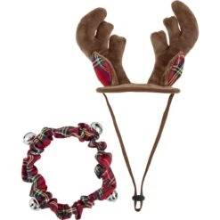 Frisco Jingle Bells Dog & Cat Holiday Collar With Bells, 1 Count & Frisco Holiday Antler Headband & Bell Collar Dog & Cat Costume 16 Frisco Jingle Bells Dog & Cat Holiday Collar With Bells, 1 Count & Frisco Holiday Antler Headband & Bell Collar Dog & Cat Costume -Frisco Shop 986294 PT5. AC SS1800 V1698258116